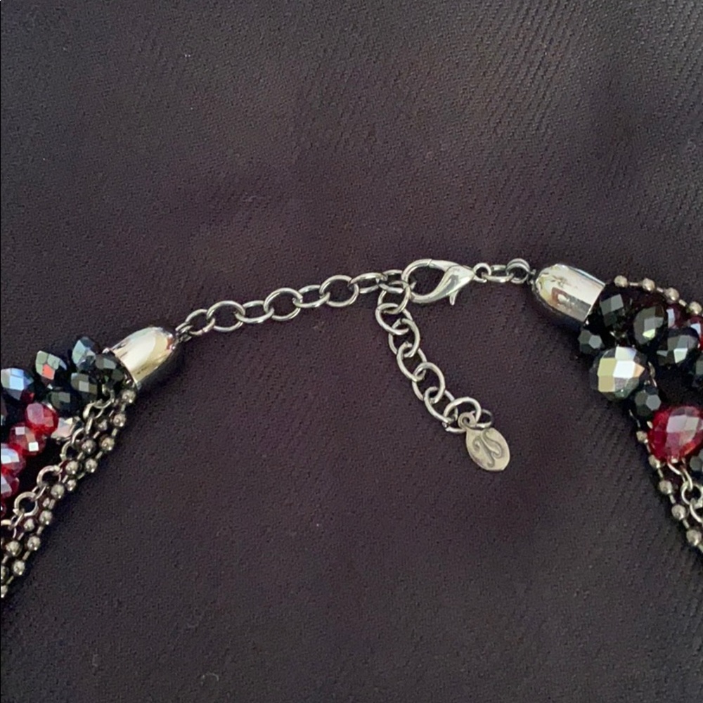 Chic Multi-Strand Beaded Necklace - Picture 3 of 4